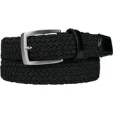 Alberto Belt Basic Braided Mens Black 95