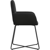  Trpezarijske stolice 2 pcs Baršun Crna 55 x 50 x 84 cm | Eponuda.com