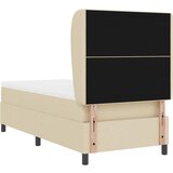  s opruga kutije s uzglavljem Krema 90 x 190 cm tkanina | shoptok.hr