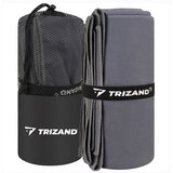 Trizand 27460 hitro sušeča brisača iz mikrovlaken 180 × 100 cm – siva Cene