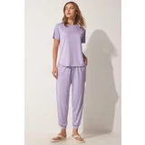 Happiness İstanbul Two-Piece Set - Purple - Regular fit