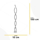 Lesnina XXXL STOJEČA LED-SVETILKA DNA 1200 lm 4000 K | Shoptok.si