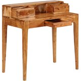  Pisaći stol s ladicama od masivnog drva 88 x 50 x 90 cm | shoptok.hr