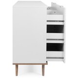 MID.YOU komoda, bela, hrast sonoma | Shoptok.si