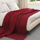  Odeja Bordeaux rdeča 240 x 220 cm Flis, (5000288052) | Shoptok.si