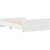  Okvir kreveta s uzglavljem i podnožjem bijeli 140 x 190 cm | shoptok.hr