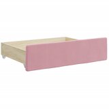  Dnevni krevet na razvlačenje ružičasti 80 x 200 cm baršunasti | shoptok.hr
