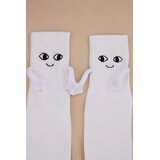 TRENDYOLMILLA Ženski set čarapa Thmss26Co00038, 2 para, Beli Cene