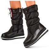 primohurt Black high snow boots, women's insulated winter boots with a drawstring | Shoptok.si