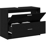  Kupaonski ormar Crni hrast 78 x 37 x 59 cm Konstruirano drvo | shoptok.hr