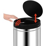 vidaXL Automatska kanta sa senzorom 80 L od nehrđajućeg čelika | shoptok.hr