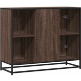  Komoda smeđi hrast 92x35x76 cm izrađeno drvo Smeđa | Shoptok.si