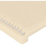  LED uzglavlje krem 144x5x78/88 cm od tkanine | shoptok.hr