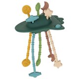 Petite&Mars Silikonska senzorna igračka Crazy Rocket 10 m+, Misty Green Cijene