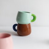 ONA Tamno smeđa šalica od new china bone porculana 470 ml Coco – | shoptok.hr