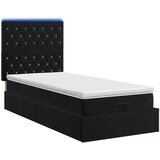  Krevet od pjene s madracem i LED-om Crna 80 x 200 cm Baršun | shoptok.hr
