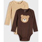 Sinsay Pamučni body s motivom medvjedića 2 pack | shoptok.hr