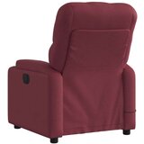  Masažni naslonjač od tkanine crvena boja vina | shoptok.hr