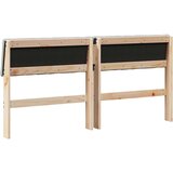 vidaXL tapecirano vzglavje svetlo siva 150 cm masivno borovo les | Shoptok.si