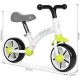 ECO TOYS balansni bicikl za djecu – EVA kotači, podesivo sjedalo, zeleni | shoptok.hr