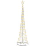  LED božićno drvce s 290 LED svjetlima Topla bijela 250 cm Metal | shoptok.hr
