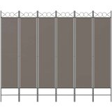  Sobna pregrada s 6 panela antracit 240x220 cm od tkanine | shoptok.hr