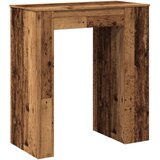  Barski stol s držačima boja staro drvo 95x47x103,5 cm drveni | shoptok.hr
