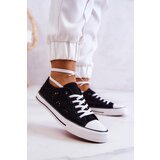 Boto Women's fabric sneakers with openwork Black Venture | Shoptok.si