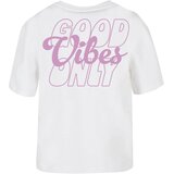 Miss Tee Majica 'Good Vibes' eozin / bela | Shoptok.si