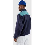 Rhythm Alder Pullover Over Half Zip Half-Zip Pulover iz flisa teal | Shoptok.si