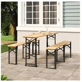  sklopivi pivski stol 170 x 50 x 75/105 cm od masivne jelovine | shoptok.hr