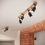 Sollux Lighting Stropna svetilka FAGER 4L črna, (21347938) | Shoptok.si