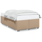 Maison Chic Posteljni okvir - Dvoposteljna postelja - Zakonska postelja brez vzmetnice kapučino 120x190 cm umetno usnje-J12116, (21766570) | Shoptok.si