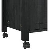 Kuhinjski kolica MONZA Crna 84 x 40 x 88,5 cm | shoptok.hr
