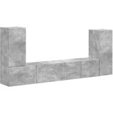 4 pcs Betonsko siva - - Siva - 71.73 - 98 x 31 x 29,5 cm - 2025-vidaXL-Uvoz_2 | Shoptok.si