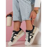 DStreet Sneakersy damskie na platformie JUNOMI czarne | Shoptok.si