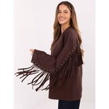 Factory Price Blouse-IT-BZ-21695.10-dark brown | Shoptok.si