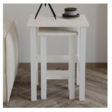 Hanah home Set stočića Gina 2 White Travertine cene