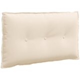 vidaXL Poglavni vzglavnik Bež 80 x 50 cm Mikrofiber tkanina | Shoptok.si