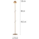 SCHÖNER WOHNEN 19245-12 - LED prigušiva stojeća lampa BELLIS LED/2,5W/5V IP54 zlatna | Eponuda.com