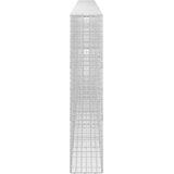  Gabion s 5 mm žicom i mrežom 5x5 cm 600x30x150 cm | shoptok.hr