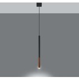  Obesna svetilka MOZAICA 1 črna/medena, (21347569) | Shoptok.si