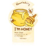TONYMOLY I'm HONEY maska iz platna z vlažilnim in pomirjajočim učinkom 21 g Cene