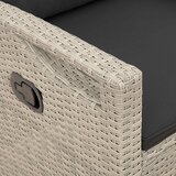 Vrtna klupa s jastukom 105 x 60 x 112 cm čelik | shoptok.hr