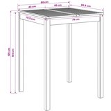  Stol za bar u vrtu Bijela 80 x 80,5 x 105 cm | shoptok.hr