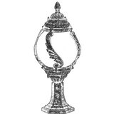 Opviq Vanjska zidna lampa BSU-68182-BKR-M1-K, 65 cm, IP65, E27, 40W, Smeđa | Eponuda.ba