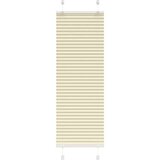 vidaXL Plisirana žaluzija krem 40x100 cm Širina tkanine 39,4 cm | Shoptok.si
