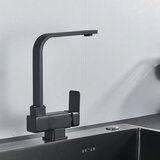 Kranig Kraanwerk Preprosta črna kuhinjska pipa | Prilagodljiv za premikanje | Osnovna pipa za kuhinjo ali shrambo | Ugodno in preprosto, (21730768) | Shoptok.si