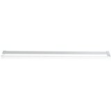 Pregrada za tuš s policom krom 115x195 cm staklo ESG i aluminij | shoptok.hr