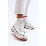 EVENTO White Platform High Top Women's Sneakers Valvia Cene